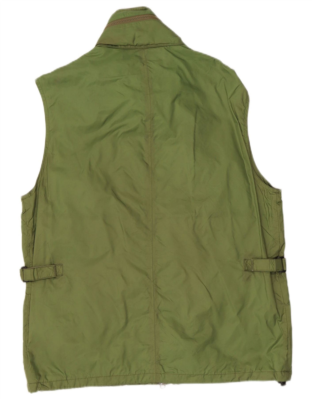 ALBERTO ASPESI Gilet utilitaire à capuche pour homme UK 42 XL Nylon vert