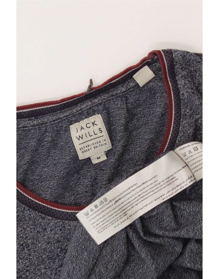 Jack Wills T-Shirt Homme Bleu Marine Moyen Moucheté Coton