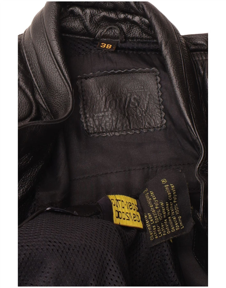 Veste en cuir Motorstyle femme Louis EU 38 cuir noir moyen