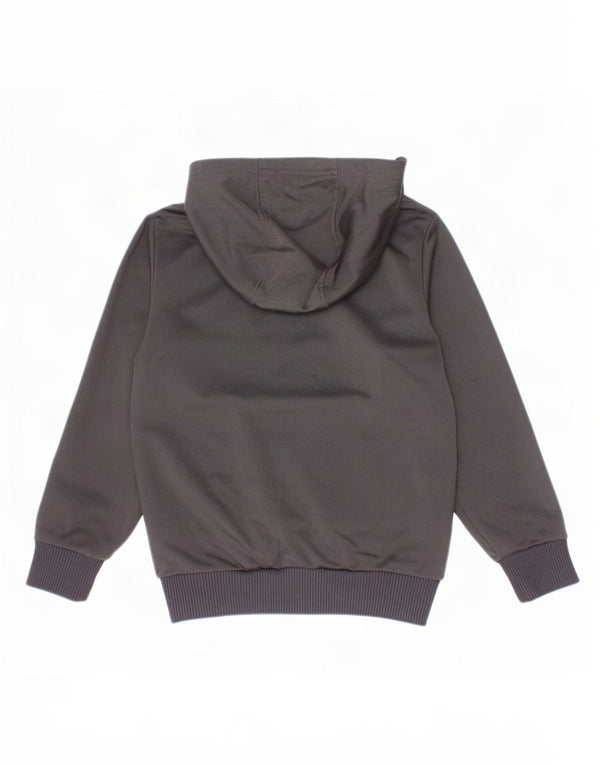 Adidas Pull à capuche zippé pour garçon 4-5 ans Noir Polyester