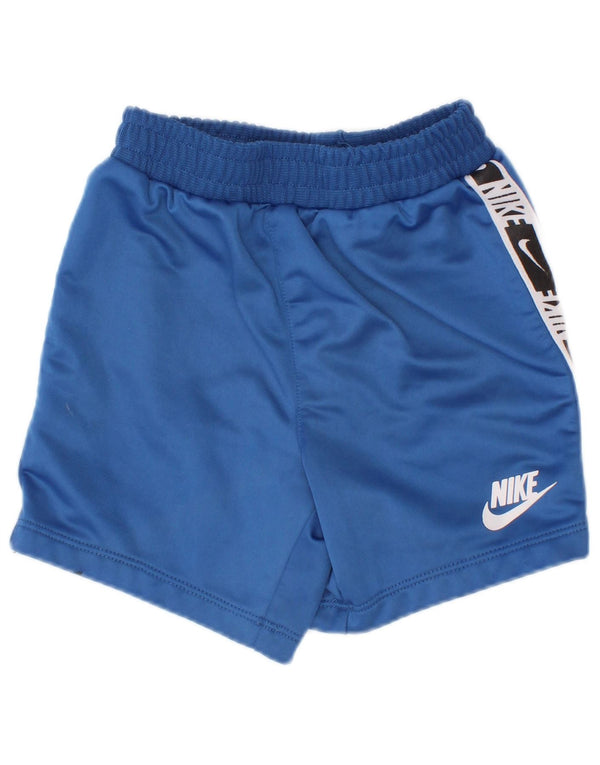 Nike Short de sport graphique pour bébé garçon 18-24 mois Bleu Colorblock Polyester