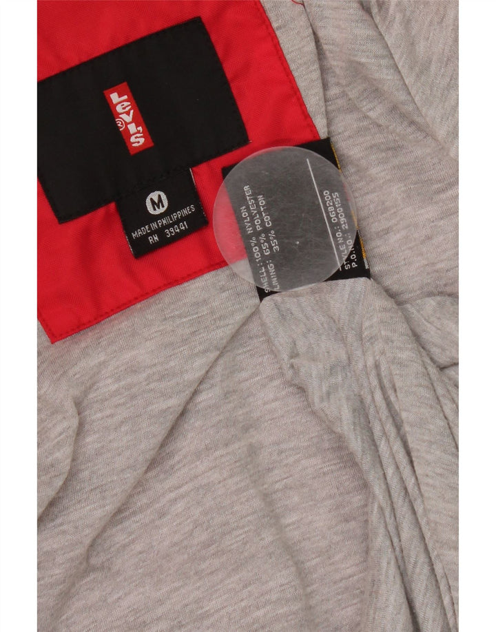Levi's Veste Bomber Homme UK 38 Nylon Rouge Moyen