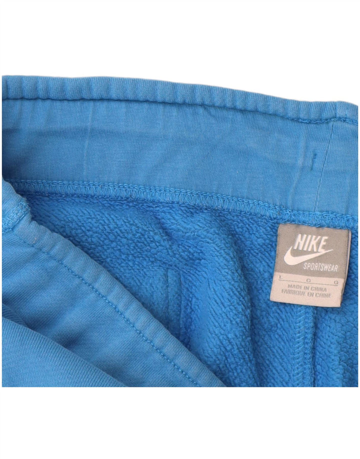 NIKE Pantalon de survêtement pour hommes Joggers Large Bleu Coton