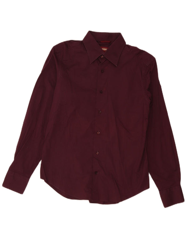 Carrera Chemise Homme Coton Bordeaux Moyen
