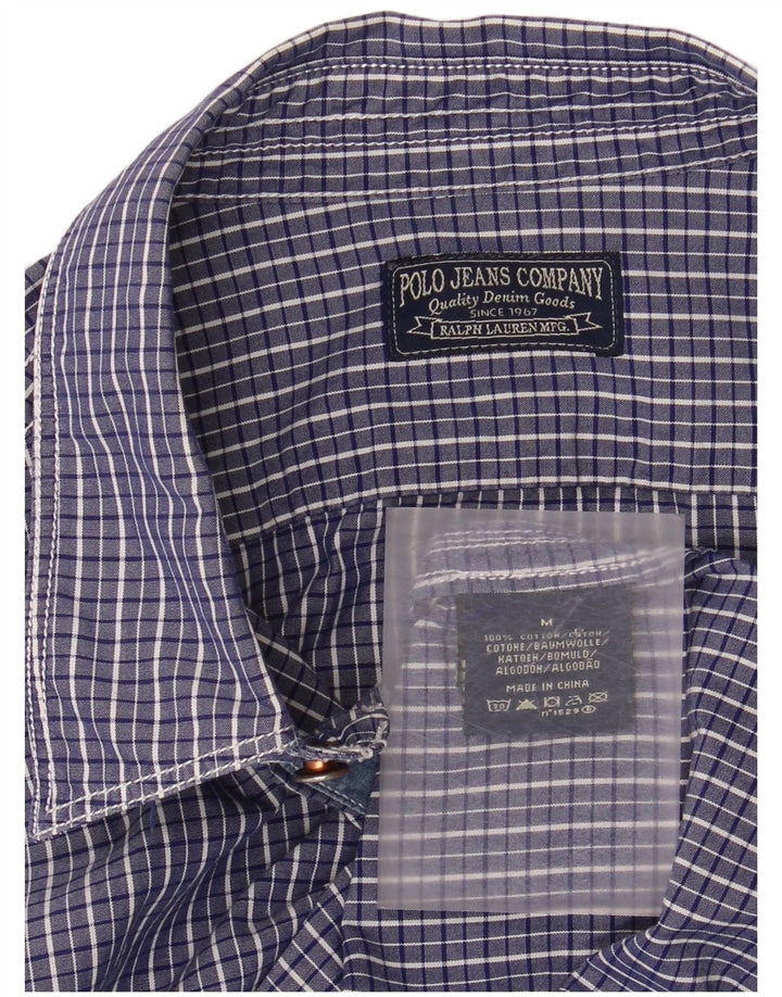 RALPH LAUREN Chemise Homme Bleu Moyen Vichy Coton