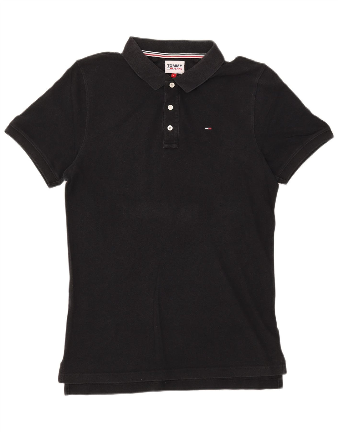 TOMMY HILFIGER Polo Homme Large Noir Coton