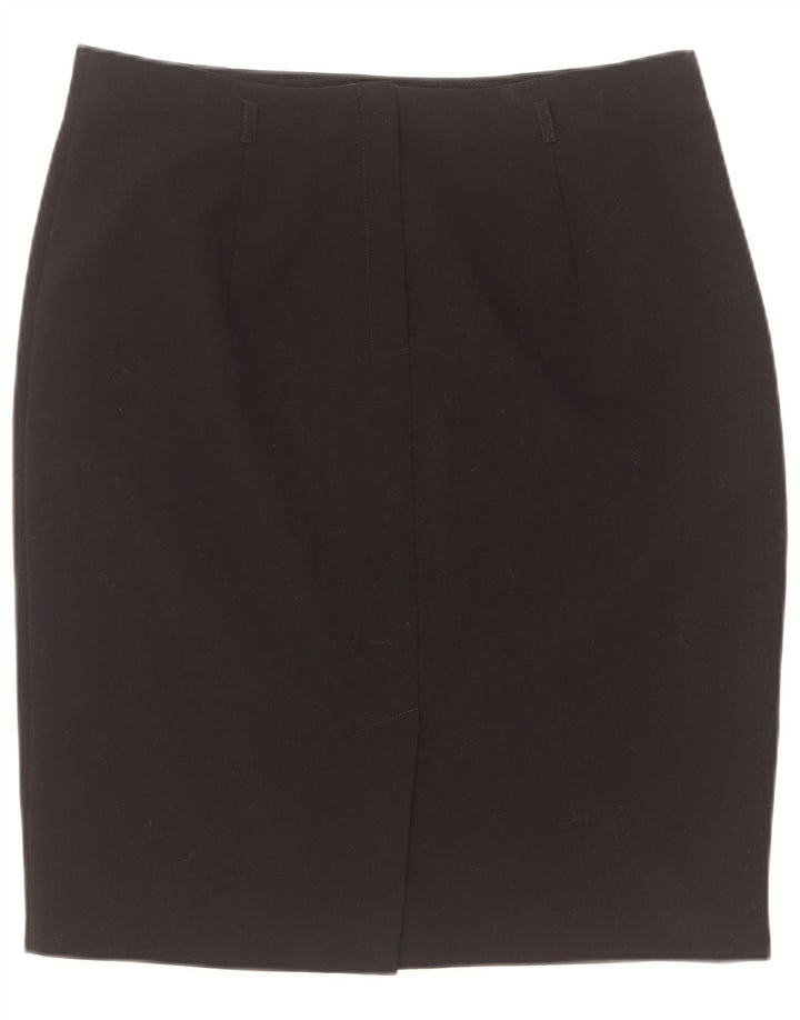 Marks & Spencer Jupe crayon pour femme UK 16 Large W34 Noir Polyester
