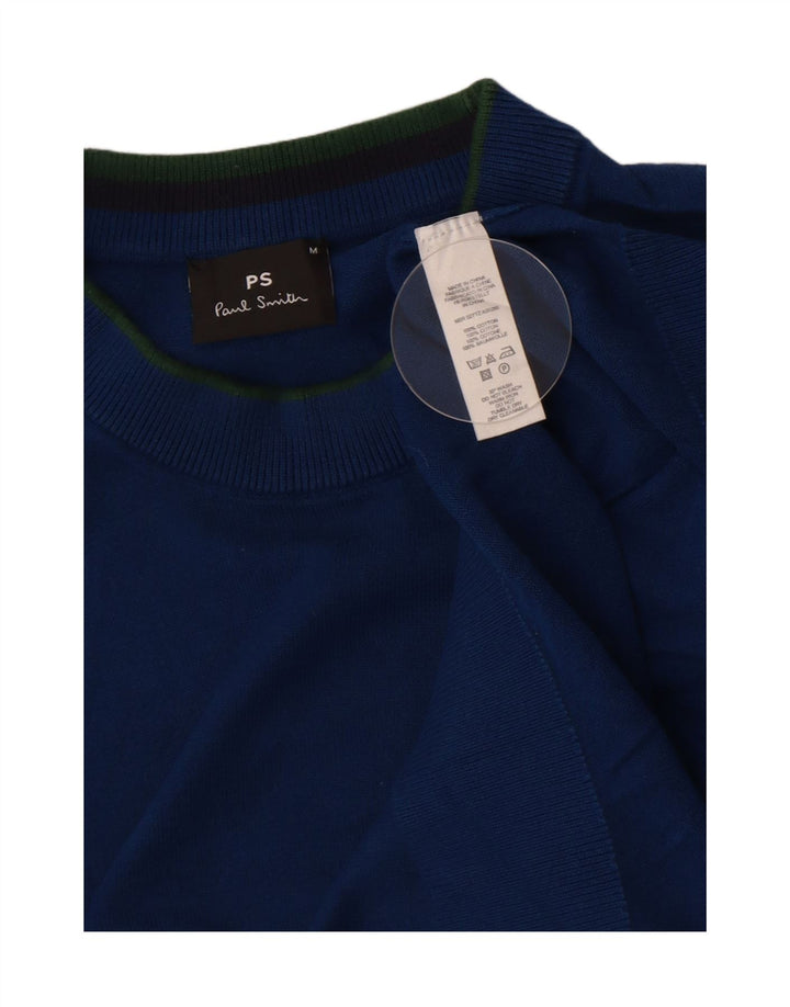 Paul Smith Pull Col Rond Homme Bleu Moyen Coton