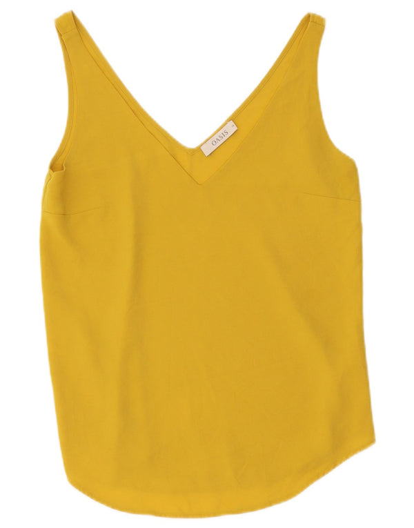 Oasis Caraco Femme UK 10 Petit Jaune Polyester