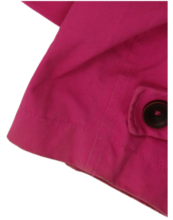 JOULES Veste de pluie à capuche pour femme UK 18 XL Rose Coton