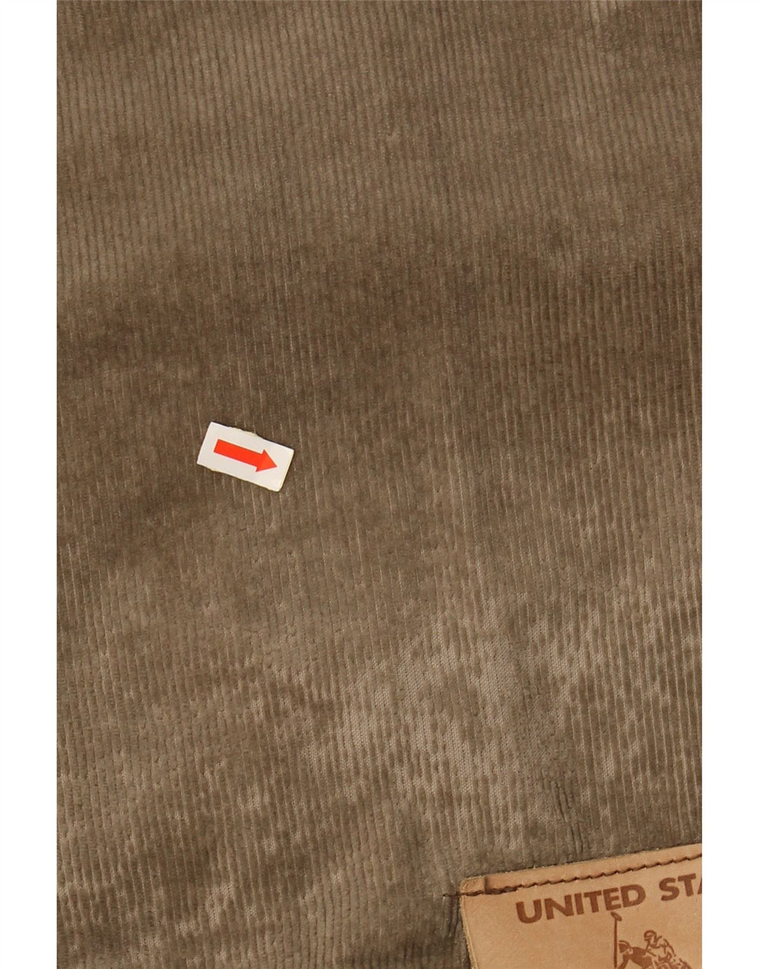 POLO AMÉRICAIN ASSN. Veste en velours côtelé pour homme UK 42 XL Beige