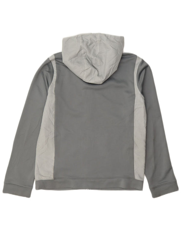Nike Pull à capuche zippé pour garçon 13-14 ans XL Gris Colorblock Polyester
