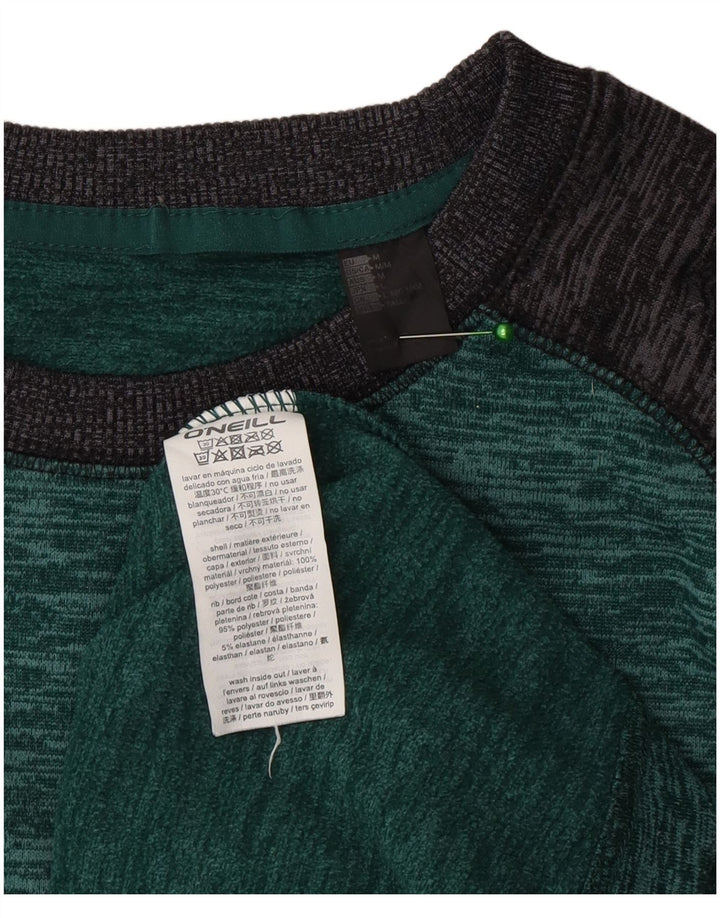 O'Neill Haut à manches longues pour homme en polyester color block vert moyen