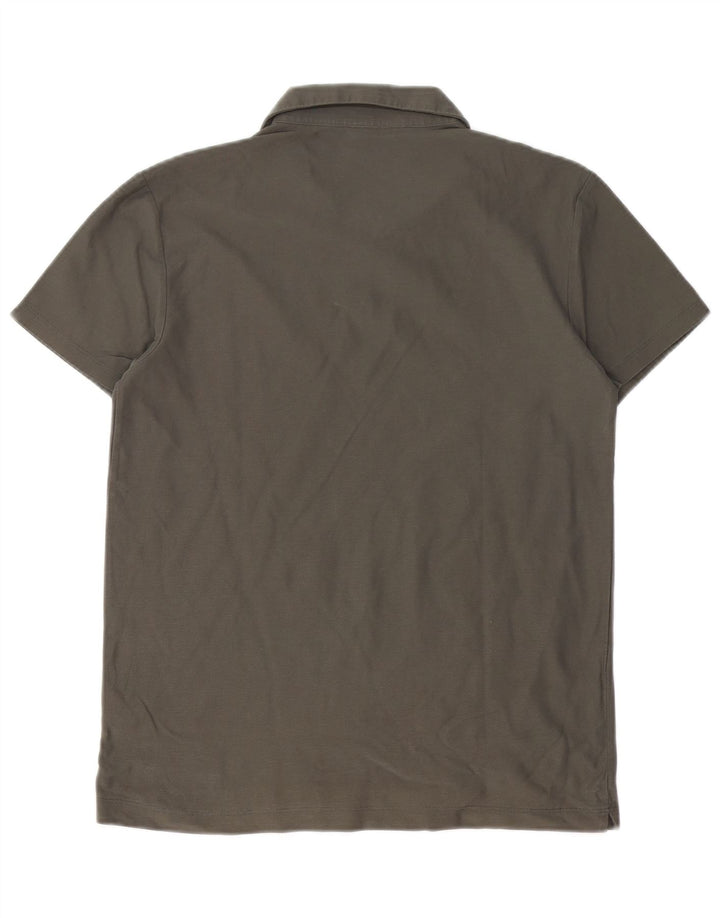 MASSIMO DUTTI Polo Homme Petit Gris Coton