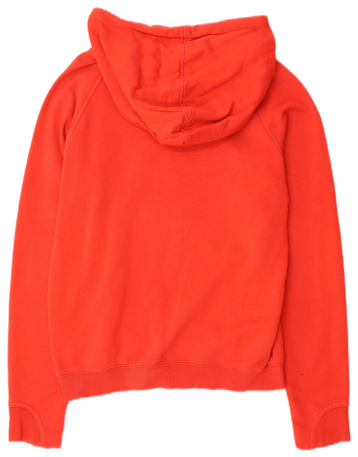 Adidas Pull à capuche graphique pour femme UK 12 Rouge moyen