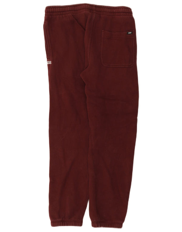 Vans Pantalon de survêtement pour homme en coton bordeaux Taille S