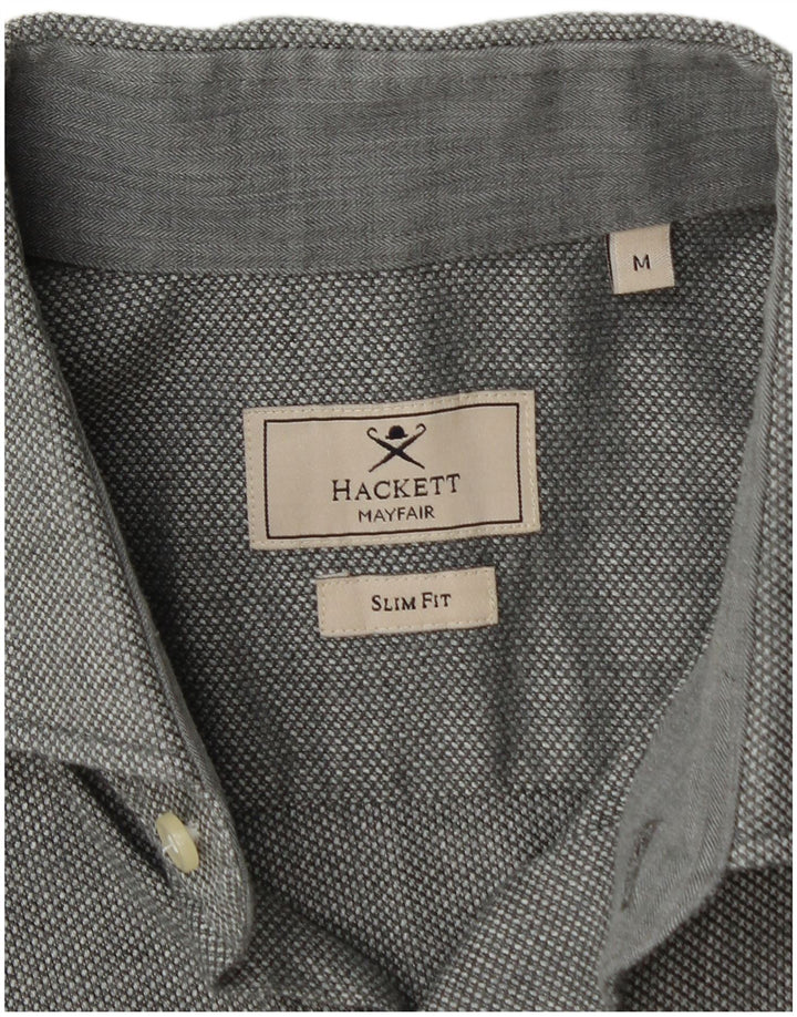 HACKETT Chemise Slim Fit Homme Gris Moyen Coton