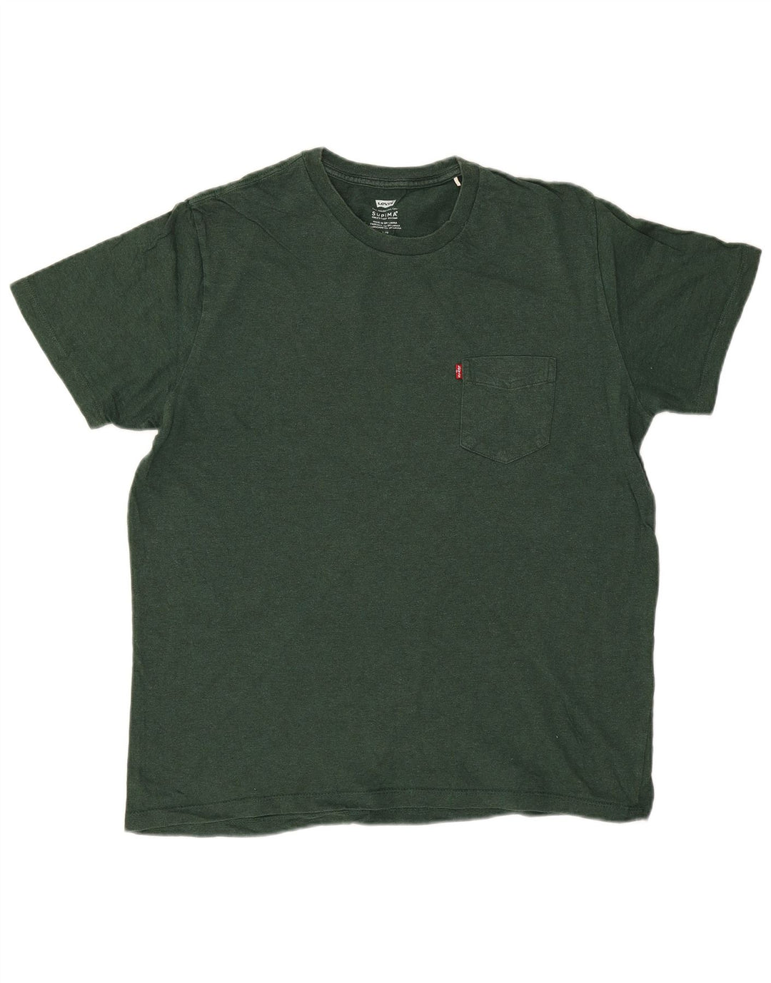 Levi's T-Shirt Homme Vert Large
