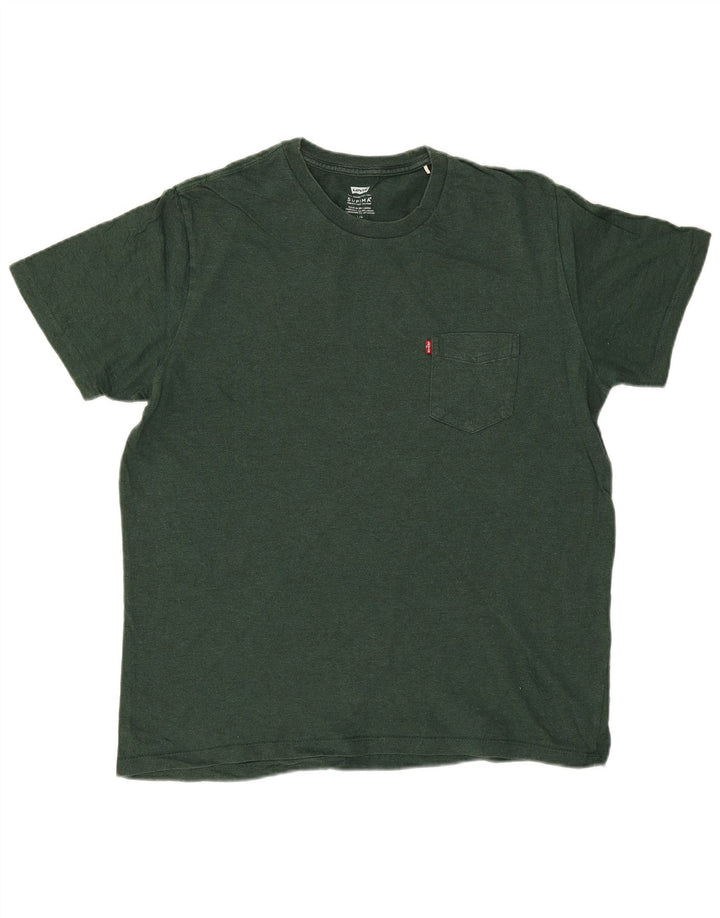 Levi's T-Shirt Homme Vert Large