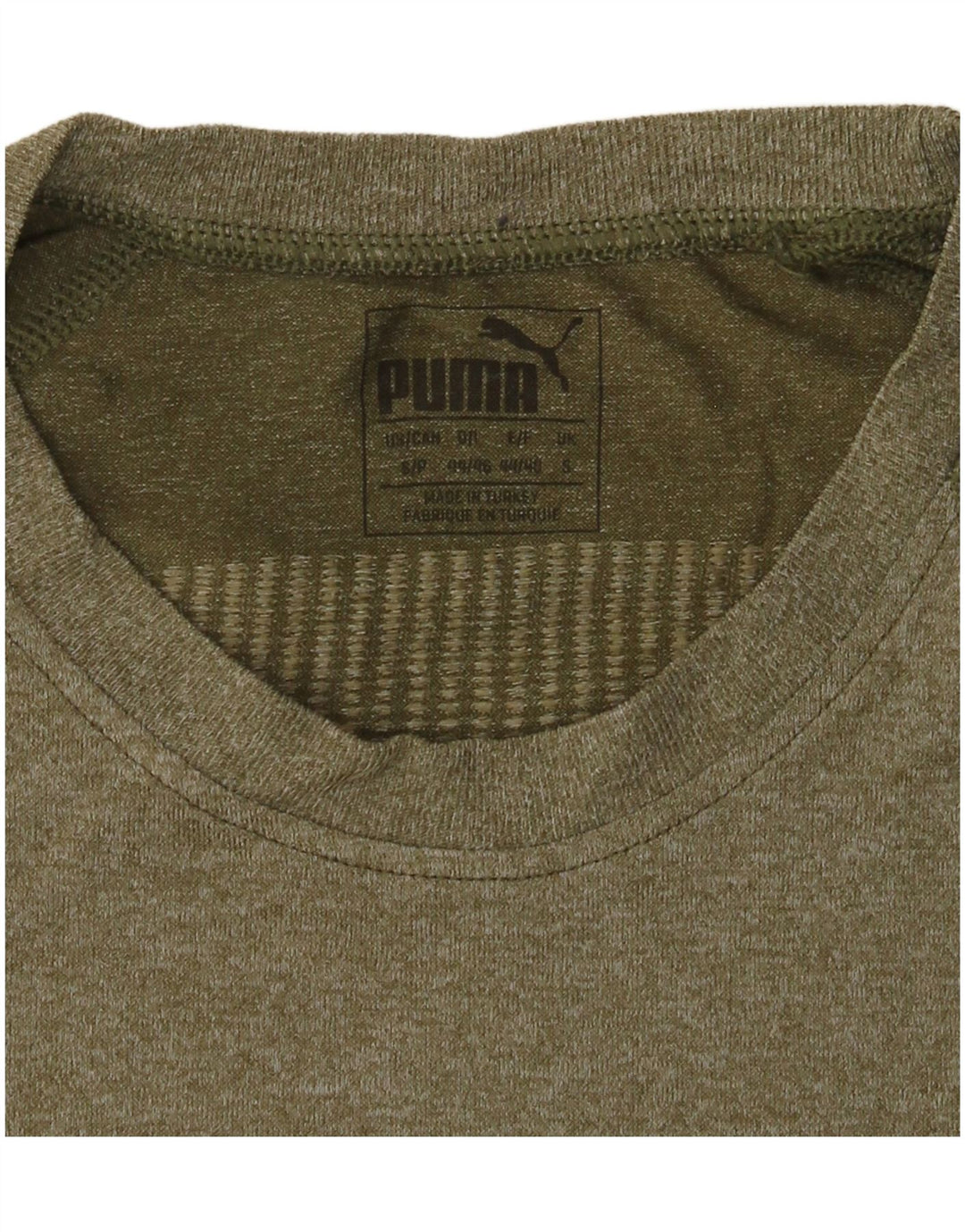 Puma T-Shirt Homme Kaki Petit
