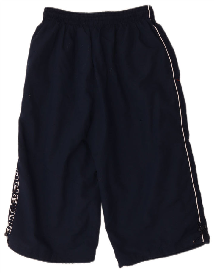 Umbro Short de Sport Bermuda Graphique Homme Petit Bleu Marine Polyester