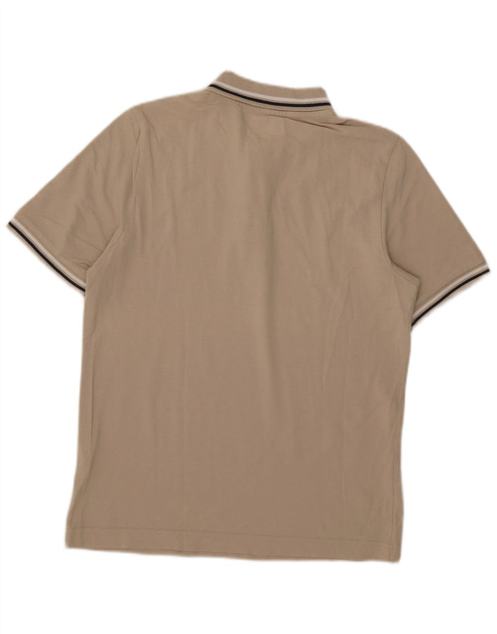 Kappa Polo Homme Petit Beige Coton