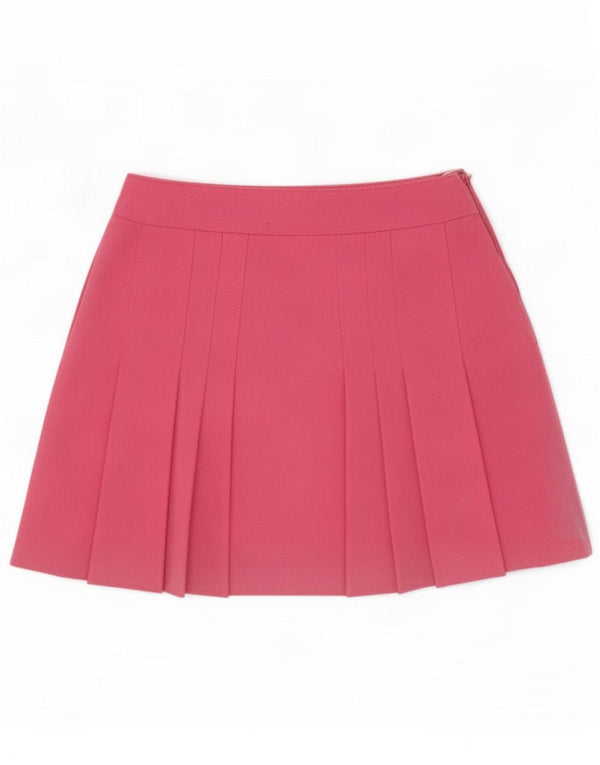 Hansen Mini jupe plissée femme EU 36 Small W25 Rose Polyester