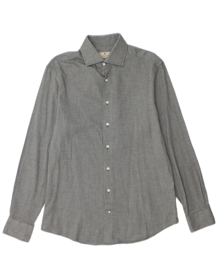 HACKETT Chemise Slim Fit Homme Gris Moyen Coton