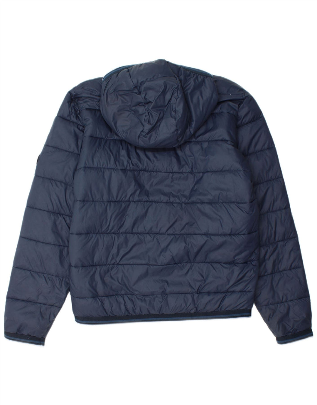 TIMBERLAND Veste matelassée à capuche pour homme UK 36 Small Bleu Marine Nylon