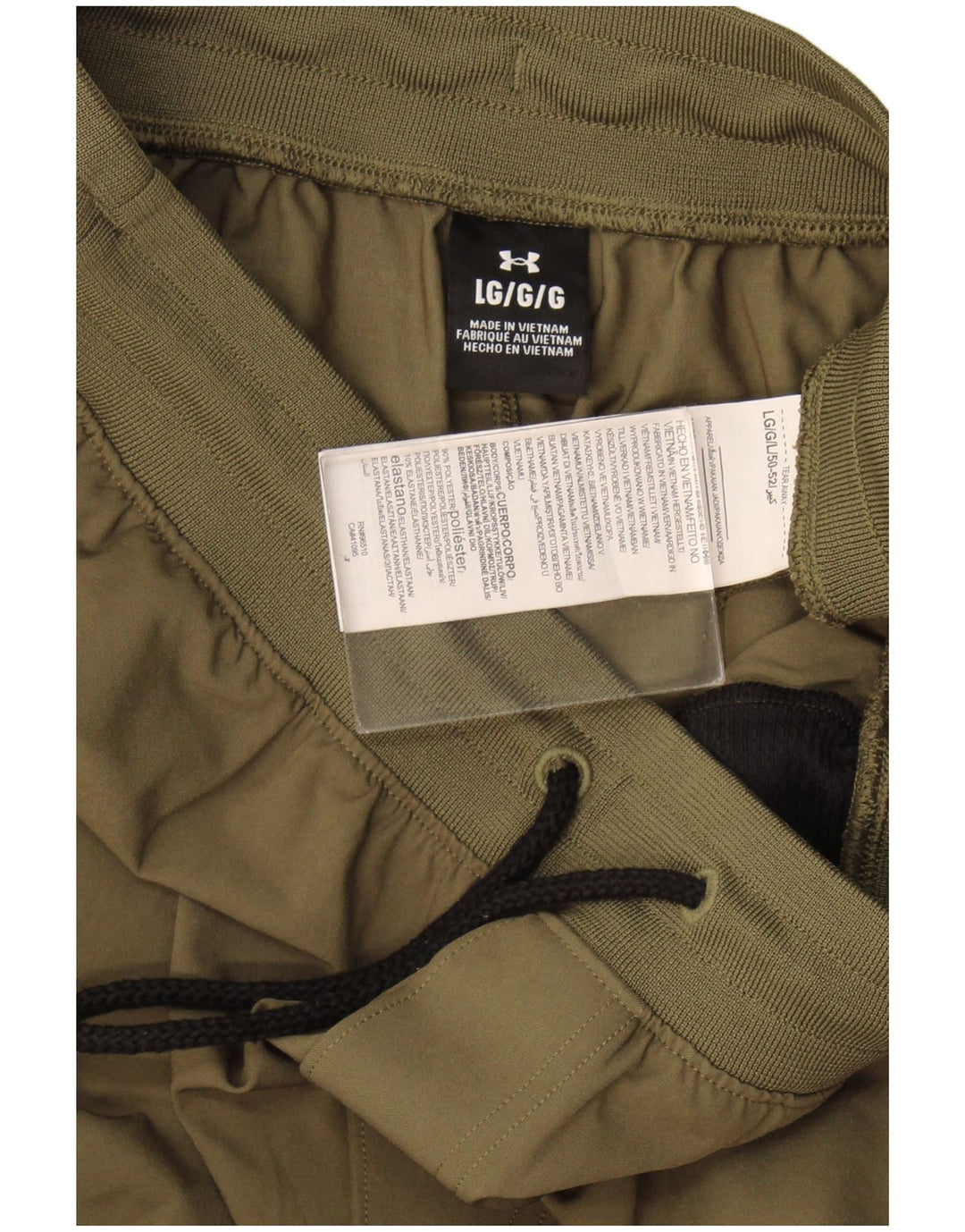 Under Armour Pantalon de Survêtement Homme Kaki Large Polyester
