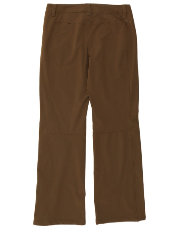 Columbia Womens Titanium Bootcut Cargo Trousers US 8 Medium W30 L30 Brown