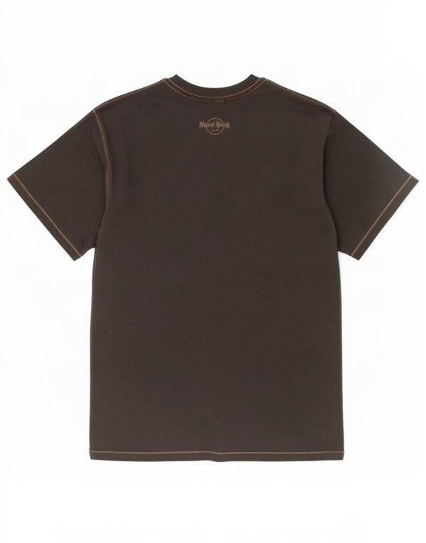 Hard Rock Cafe T-Shirt Graphique Venice Homme Gris Moyen Coton