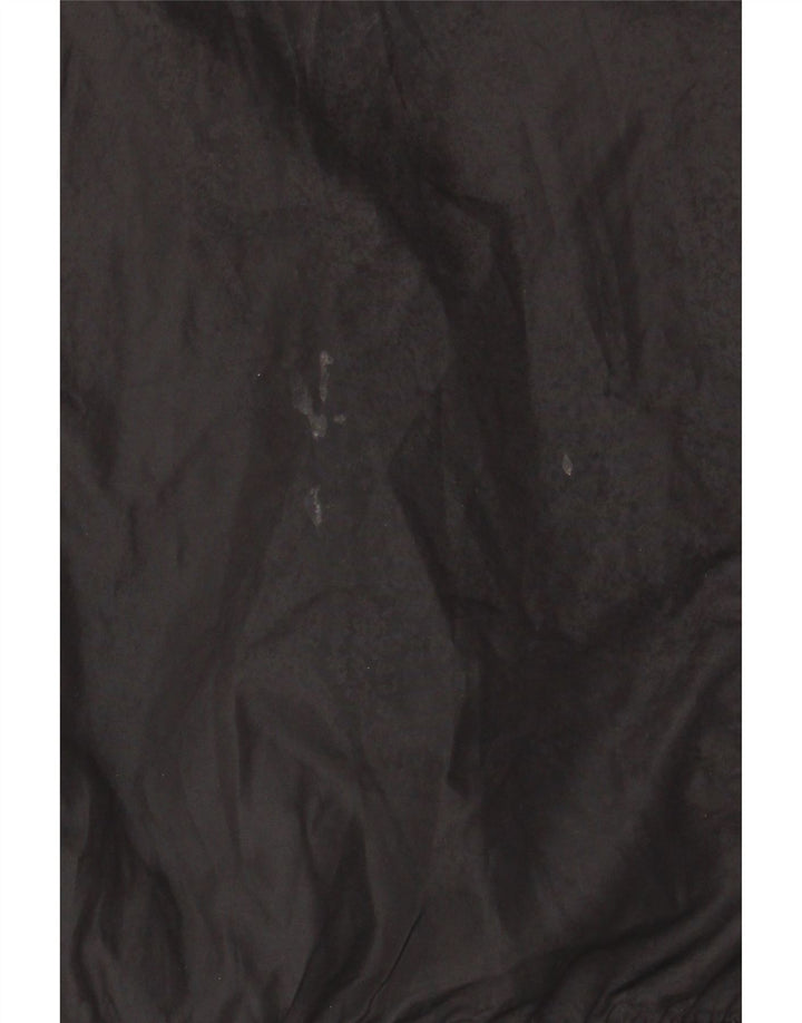Ellesse Veste de pluie graphique à capuche pour homme UK 36 Small Noir Polyester