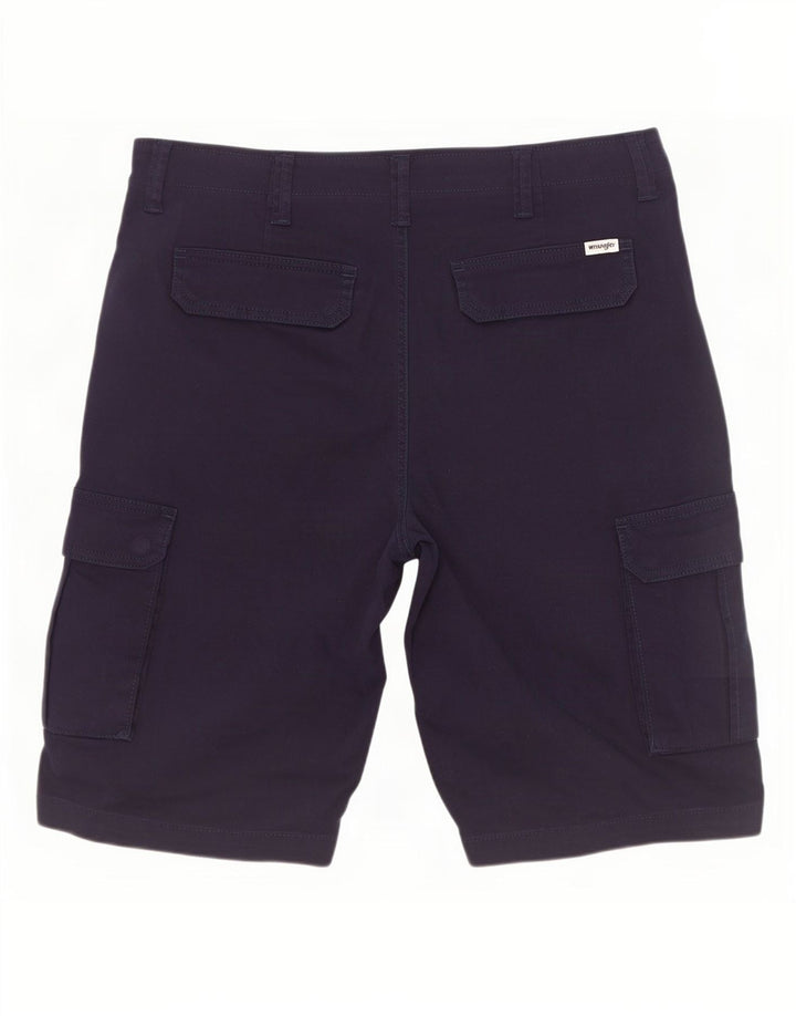 Wrangler Short cargo Casey W33 pour homme en coton bleu marine moyen