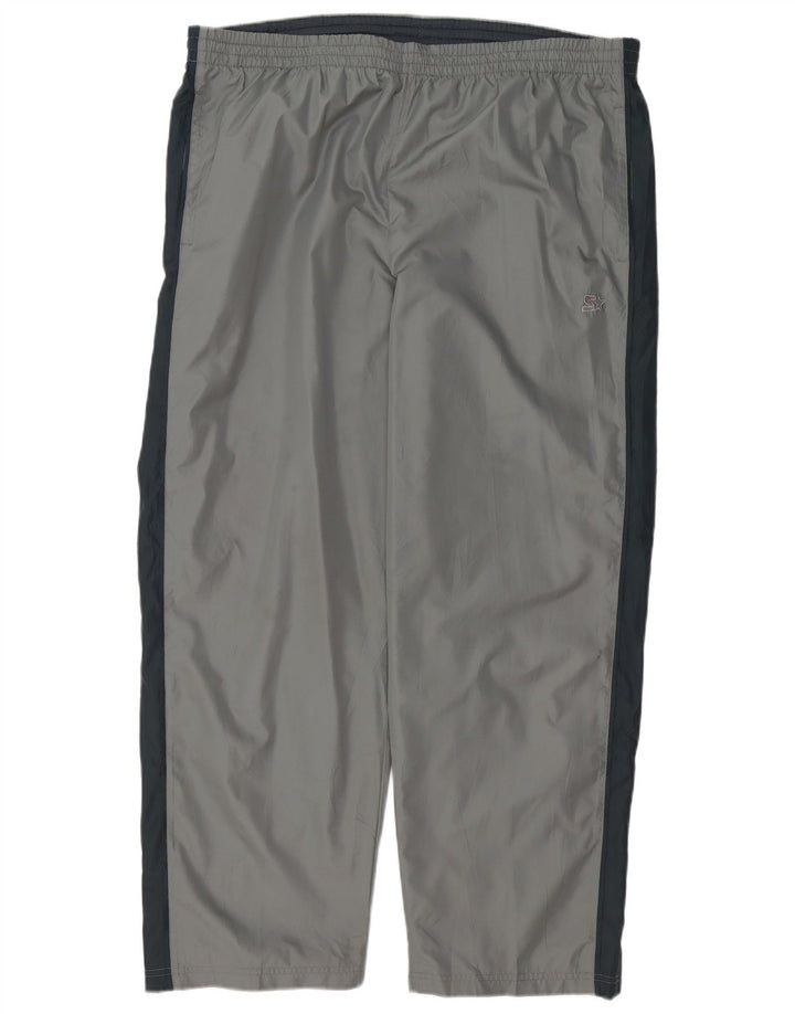 Starter Pantalon de survêtement pour homme Large Gris Colorblock Polyester