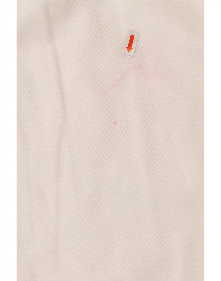 ROCCOBAROCCO Chemise formelle pour homme Taille 17 1/2 44 XL Blanc