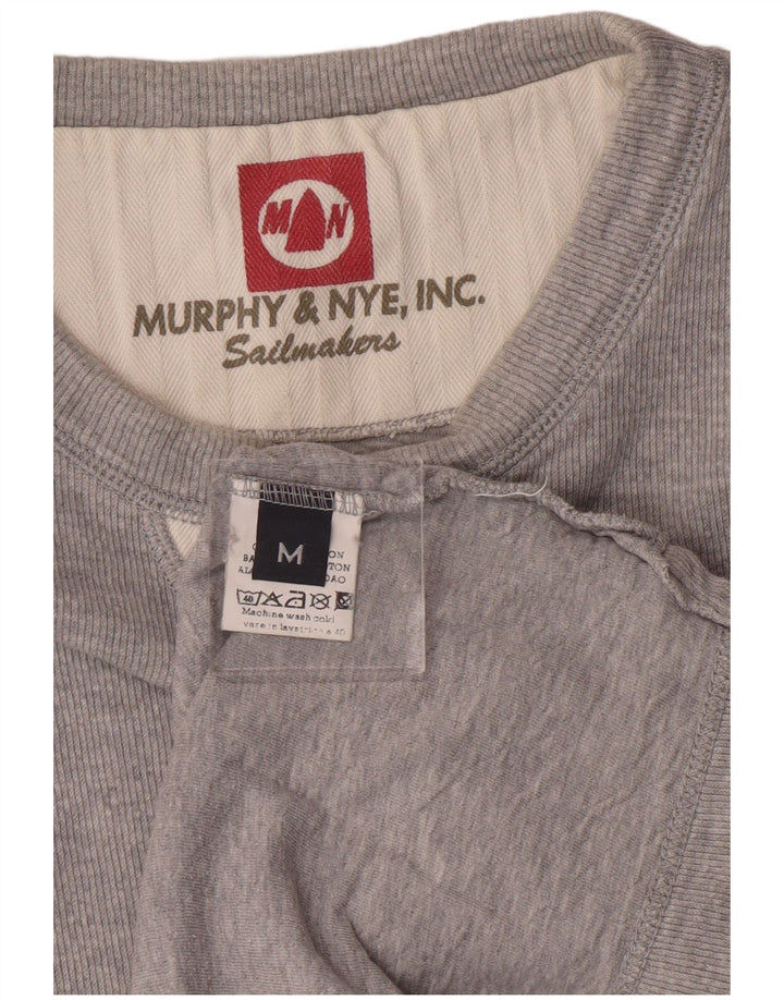 Murphy & Nye Sweat-Shirt Graphique Homme Gris Moyen Coton