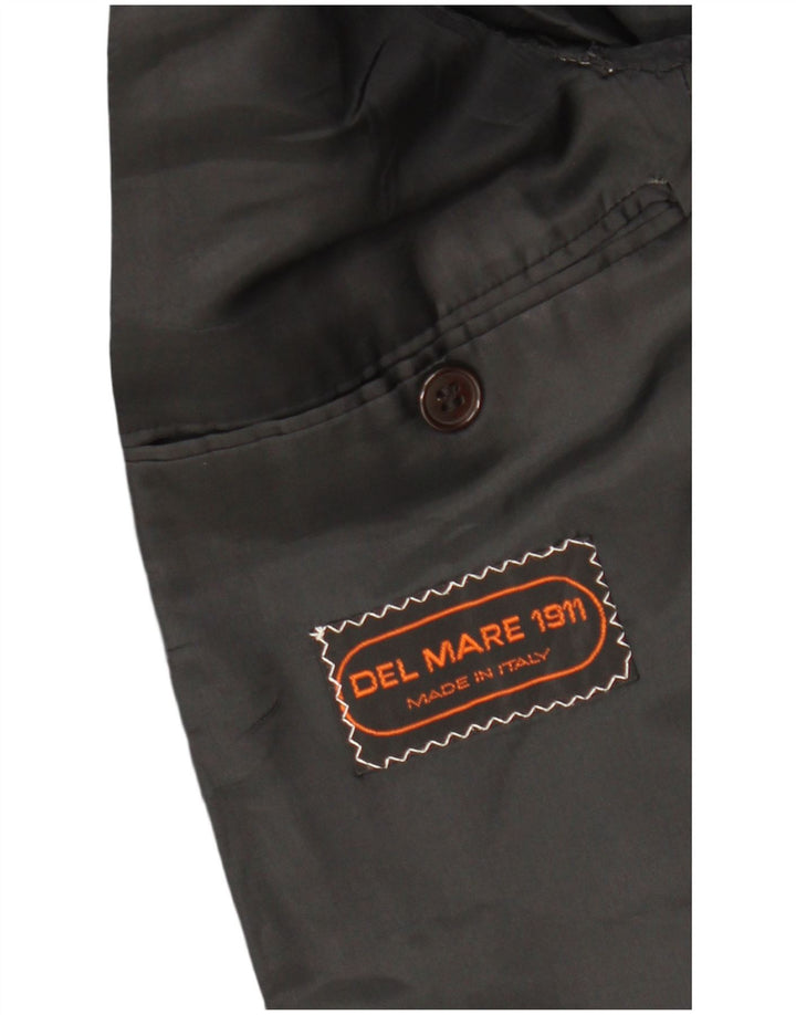 DEL MARE 1911 Veste blazer 1 bouton pour homme UK 38 Noir moyen