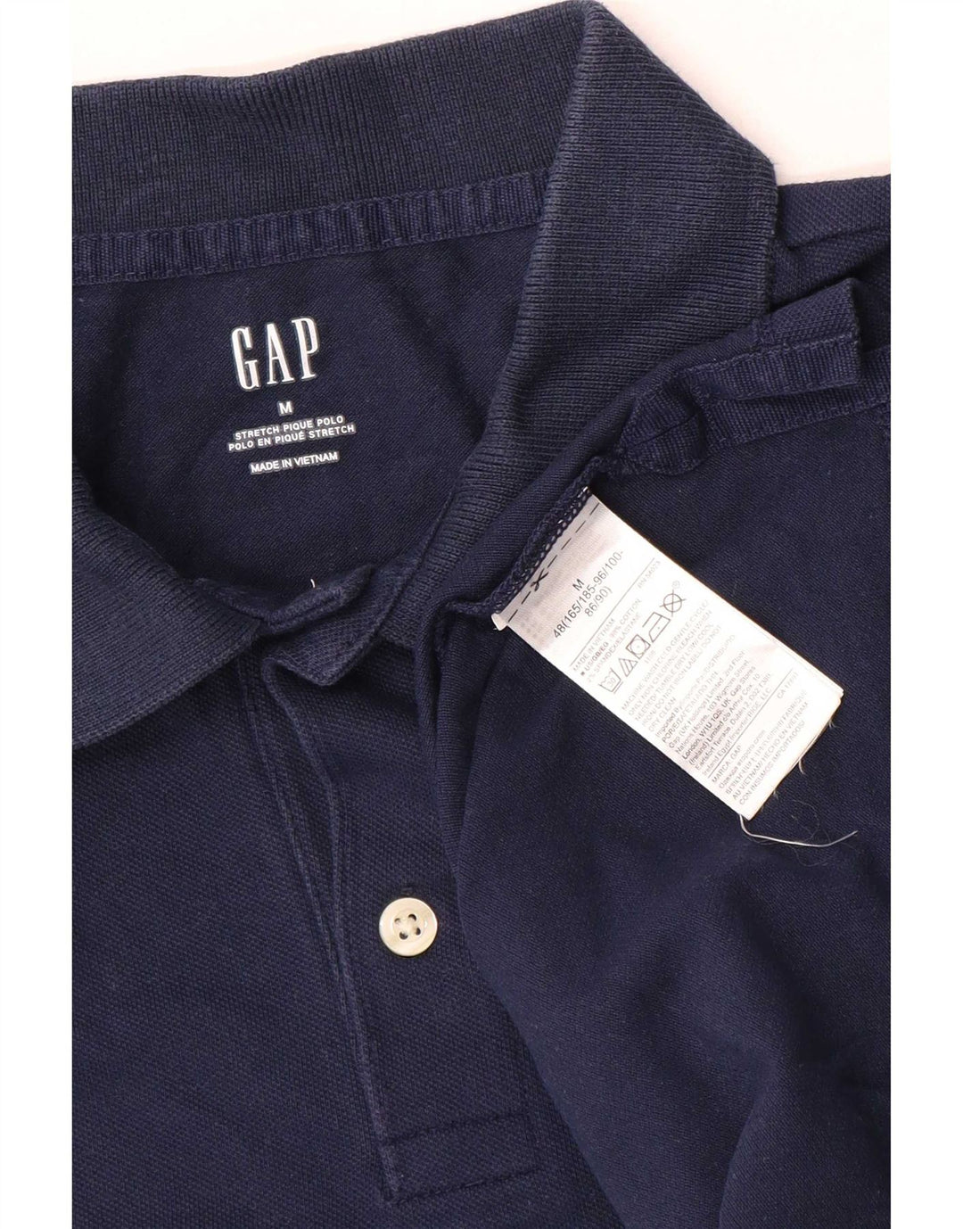 Gap Polo Homme Bleu Marine Moyen Coton