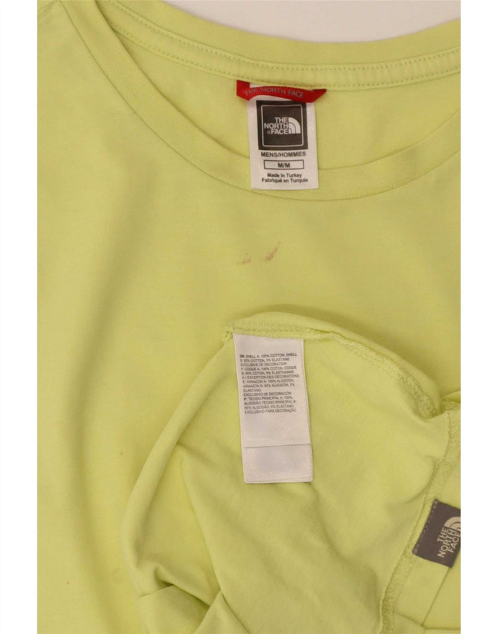 The North Face T-Shirt Homme Haut Jaune Moyen Coton
