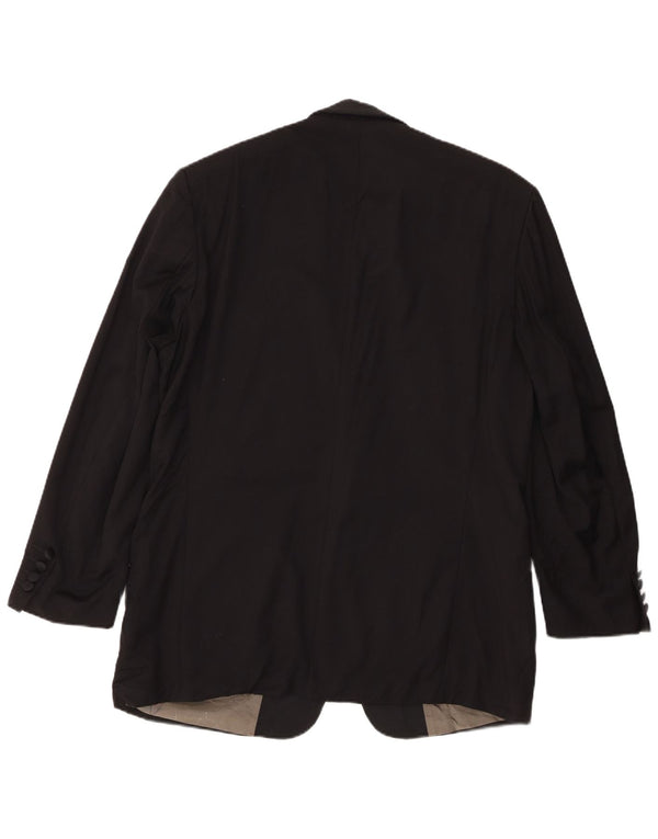 Hugo Boss Veste blazer 1 bouton pour homme IT 52 XL Laine noire