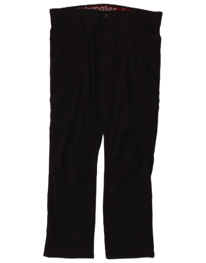 WRANGLER Pantalon Cargo Droit Homme W38 L30 Nylon Noir