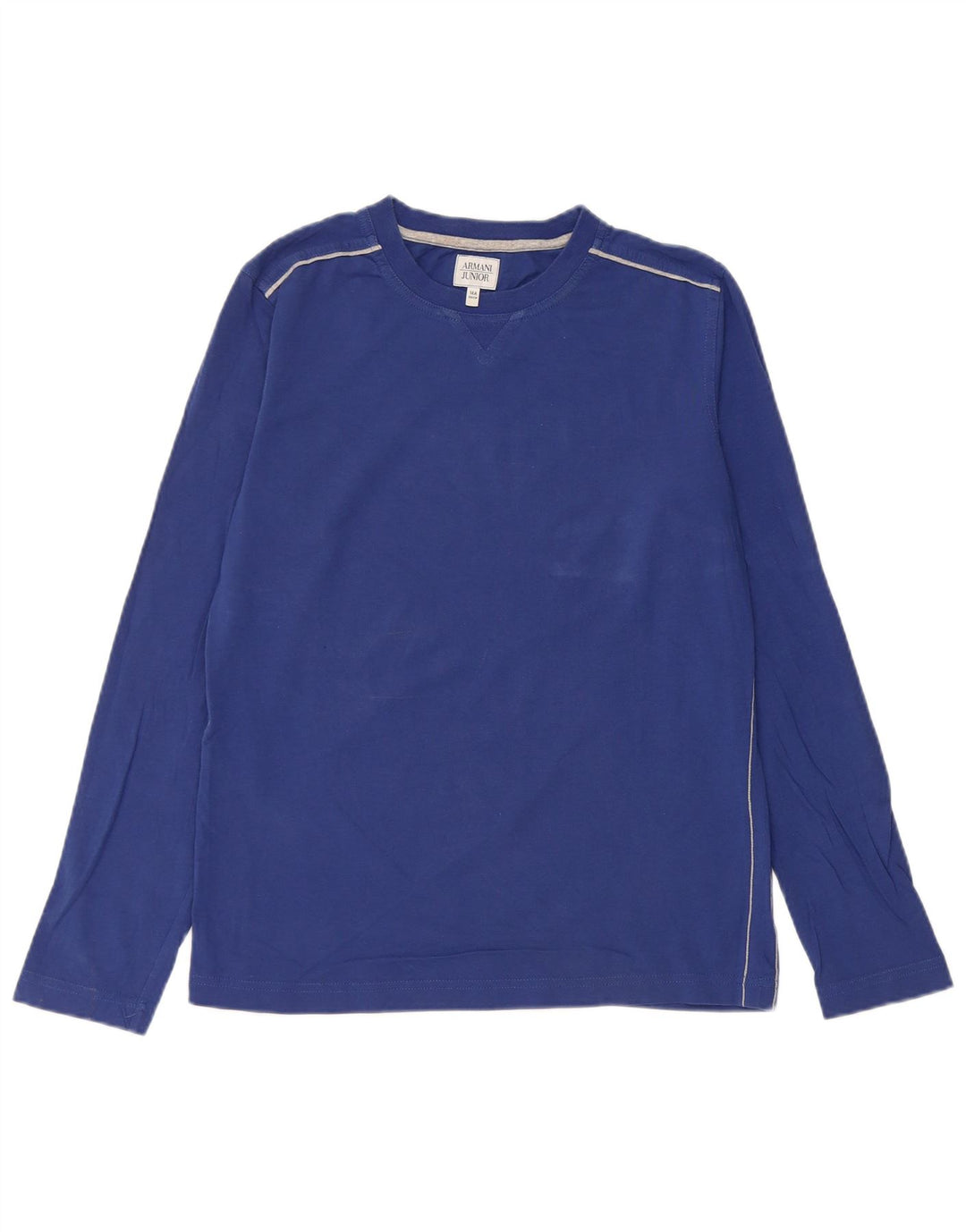 Armani Junior Garçon Top Manches Longues 13-14 ans Bleu