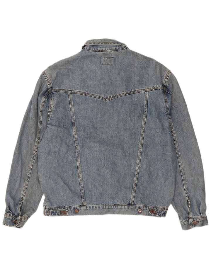 Wrangler Veste en Jean Homme UK 42 XL Bleu Coton