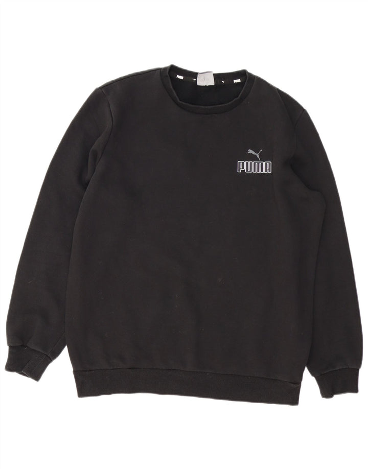 Puma Sweat-Shirt Homme Noir Moyen Coton
