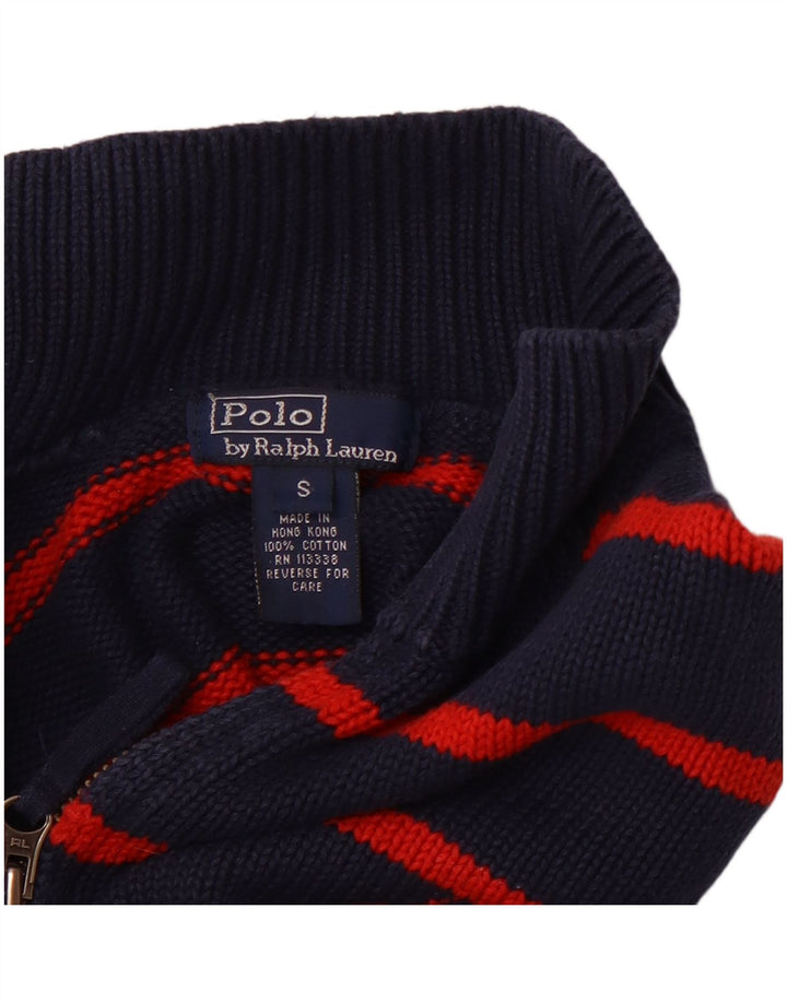 POLO RALPH LAUREN Pull à col zippé pour garçon 7-8 ans Petit Bleu marine