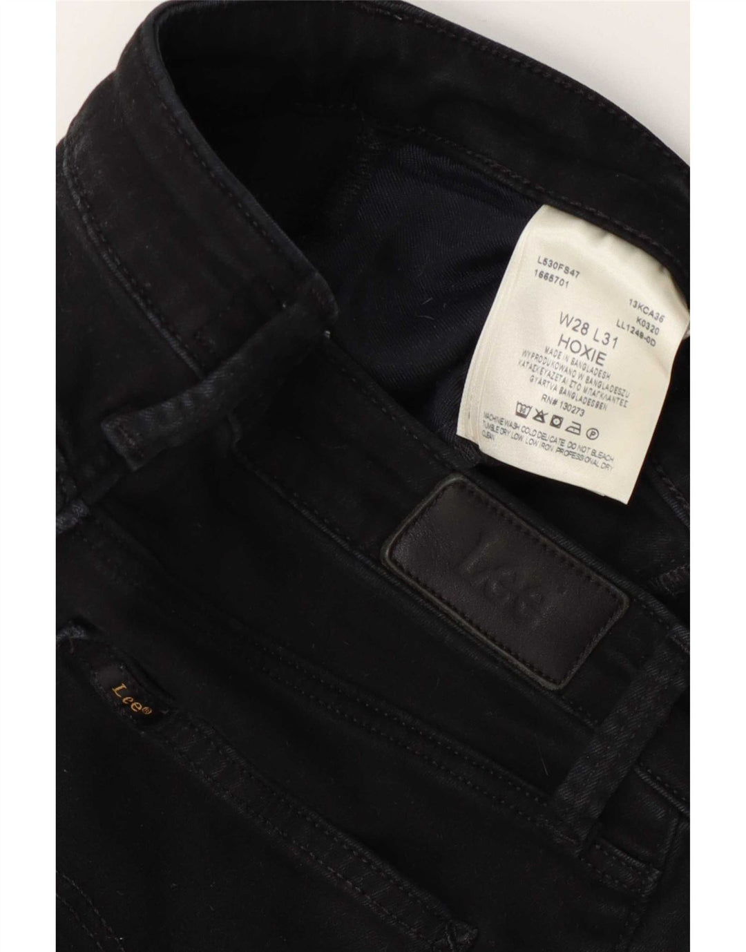 Lee Jean Bootcut Hoxie Femme W28 L31 Coton Noir