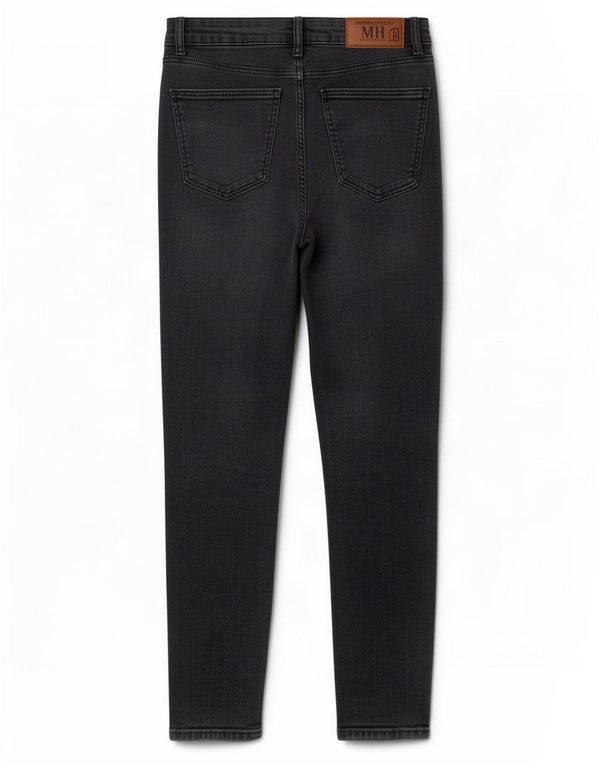 Zara Jean skinny femme EU 42 Large W32 L27 Coton noir