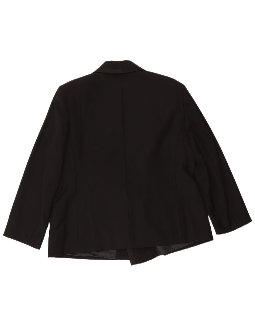 Laura Biagiotti Veste blazer croisée pour femme IT 48 XL Laine noire