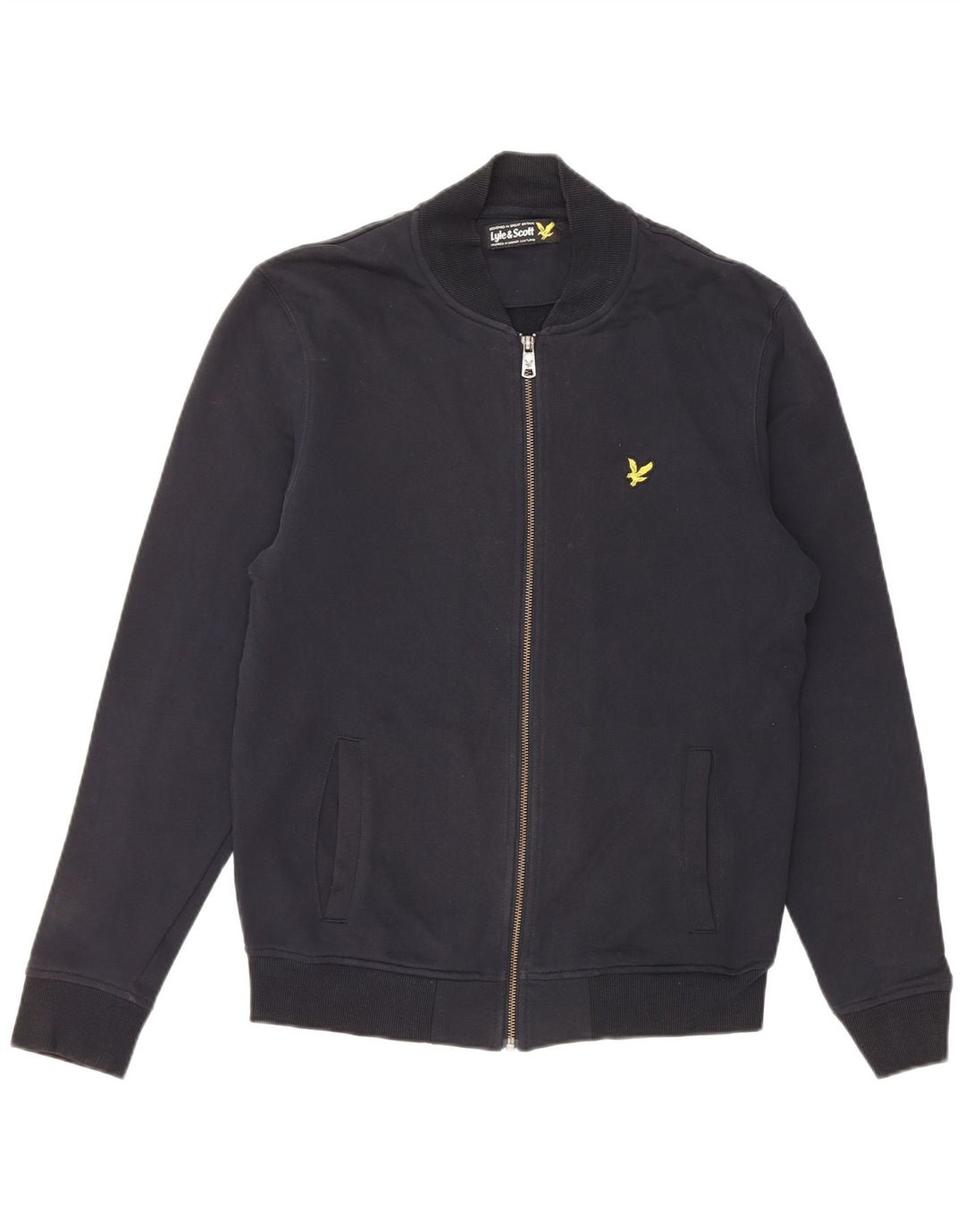 LYLE & SCOTT Veste de Survêtement Homme Bleu Marine Moyen Coton
